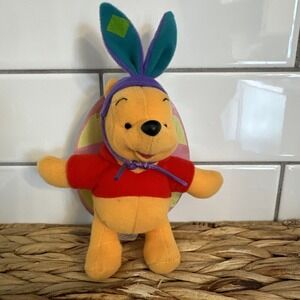 Winnie the Pooh Easter Bunny Plush Toy 7 Inches 1999